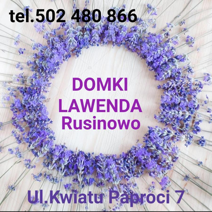 Domki Letniskowe Lawenda Rusinowo  Eksteriør bilde